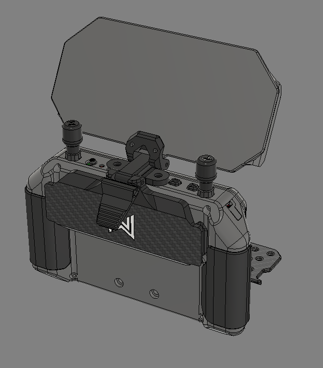 VRXM-5 FPV Monitor with Walksnail VRX - Tactical Digital HD Video