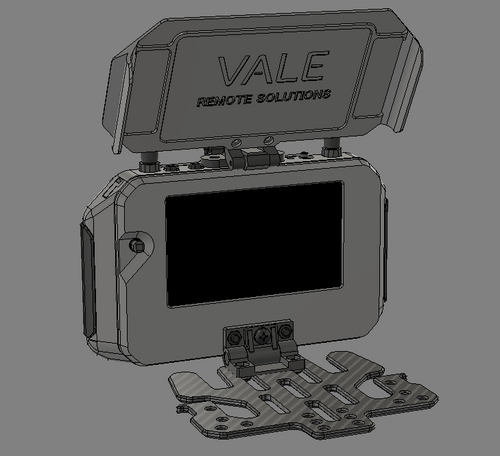 VRXM-5 FPV Monitor with Walksnail VRX - Tactical Digital HD Video