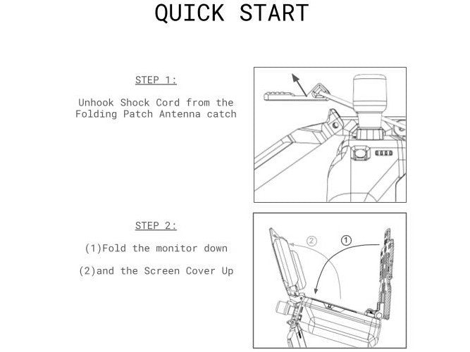 VRXM-5 FPV Monitor with Walksnail VRX - Tactical Digital HD Video